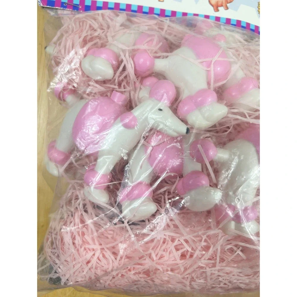 VTG Primal Lite Poodle‎ String Lights Pink 1995 Retro Kitsch 14 ft Deadstock NOS